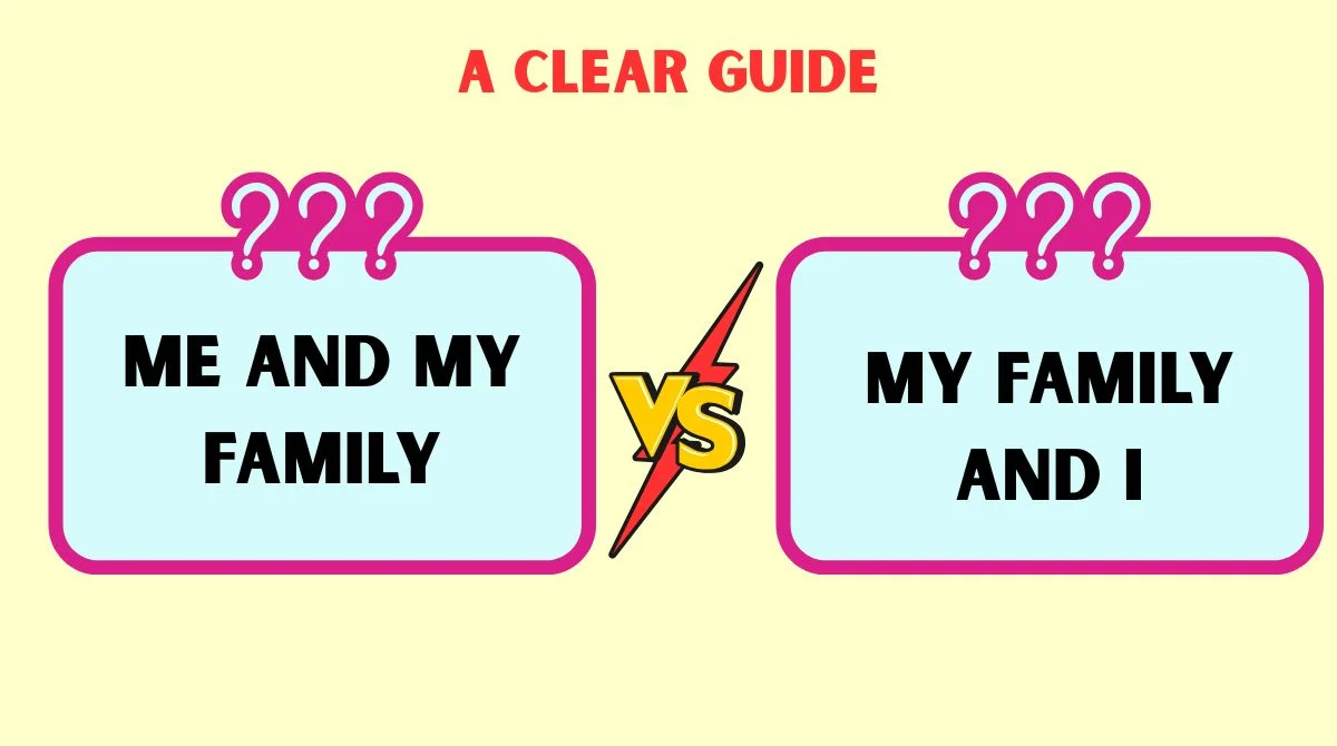 Me and My Family vs My Family and I