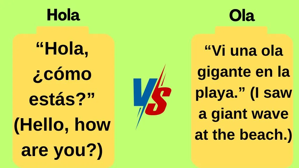 Ola’ vs ‘Hola’