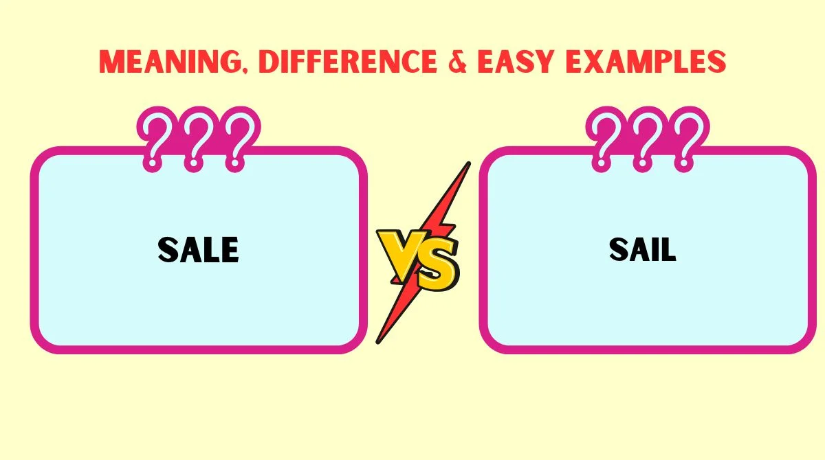 Sale vs Sail