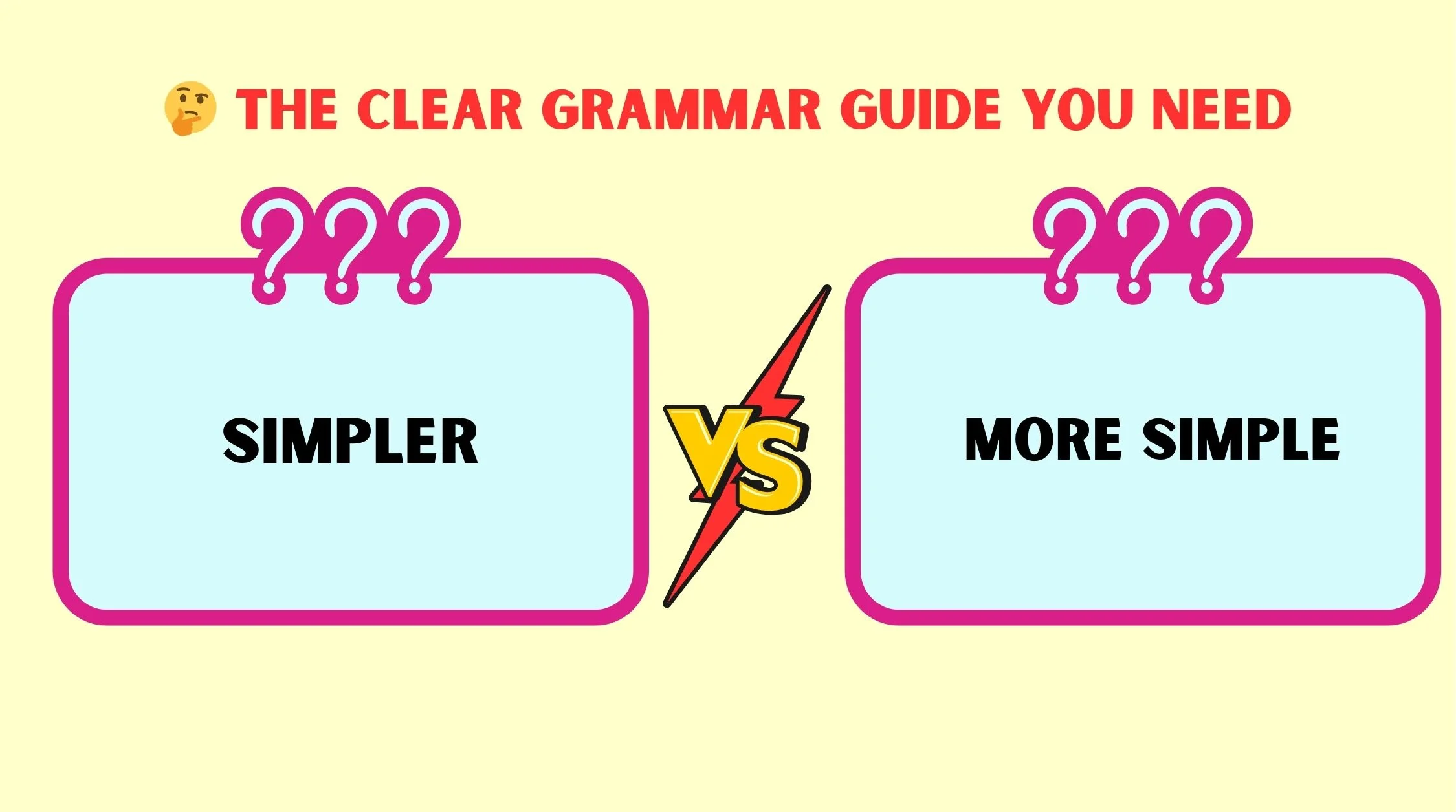 Simpler or More Simple