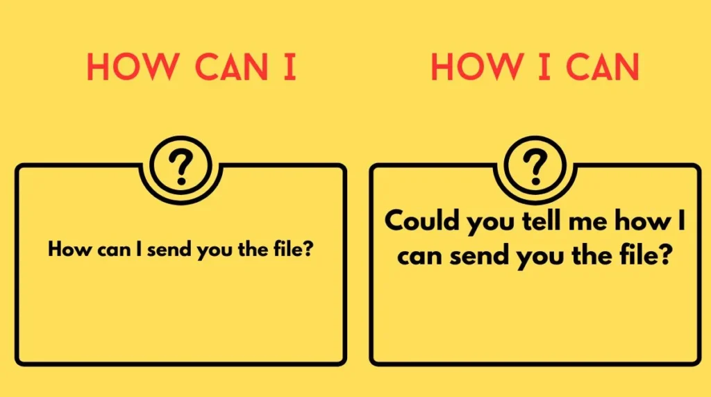 How Can I vs How I Can