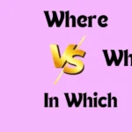 Where vs In Which vs Wherein