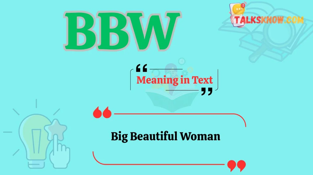 "BBW" in Text