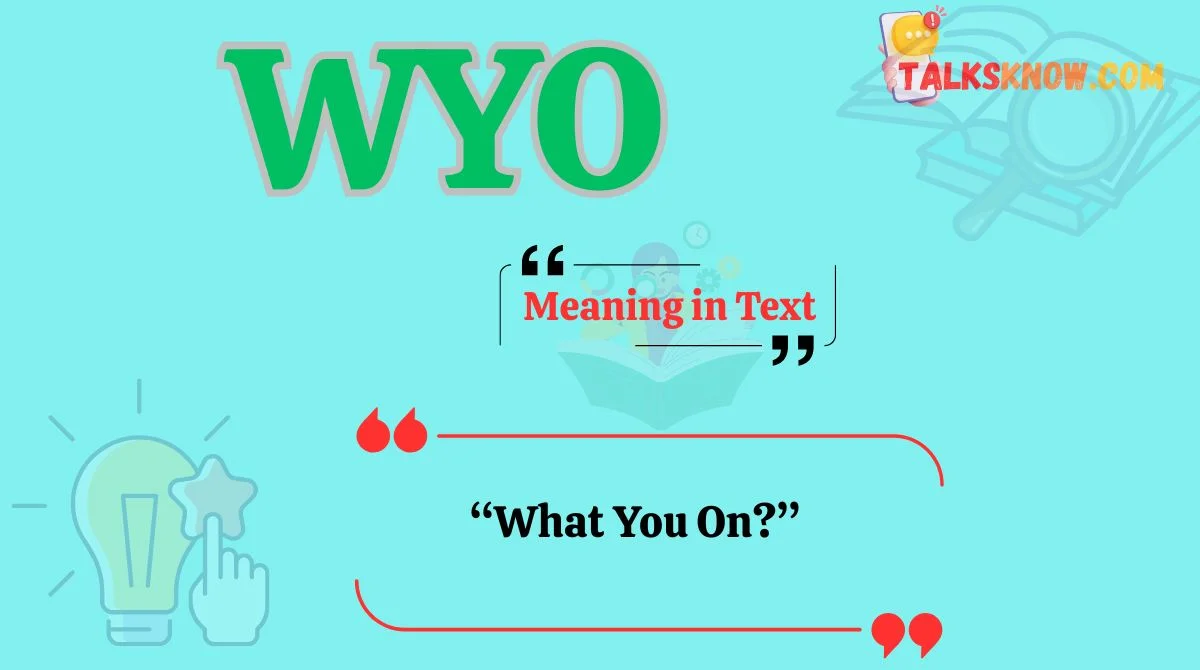 WYO Meaning in Text