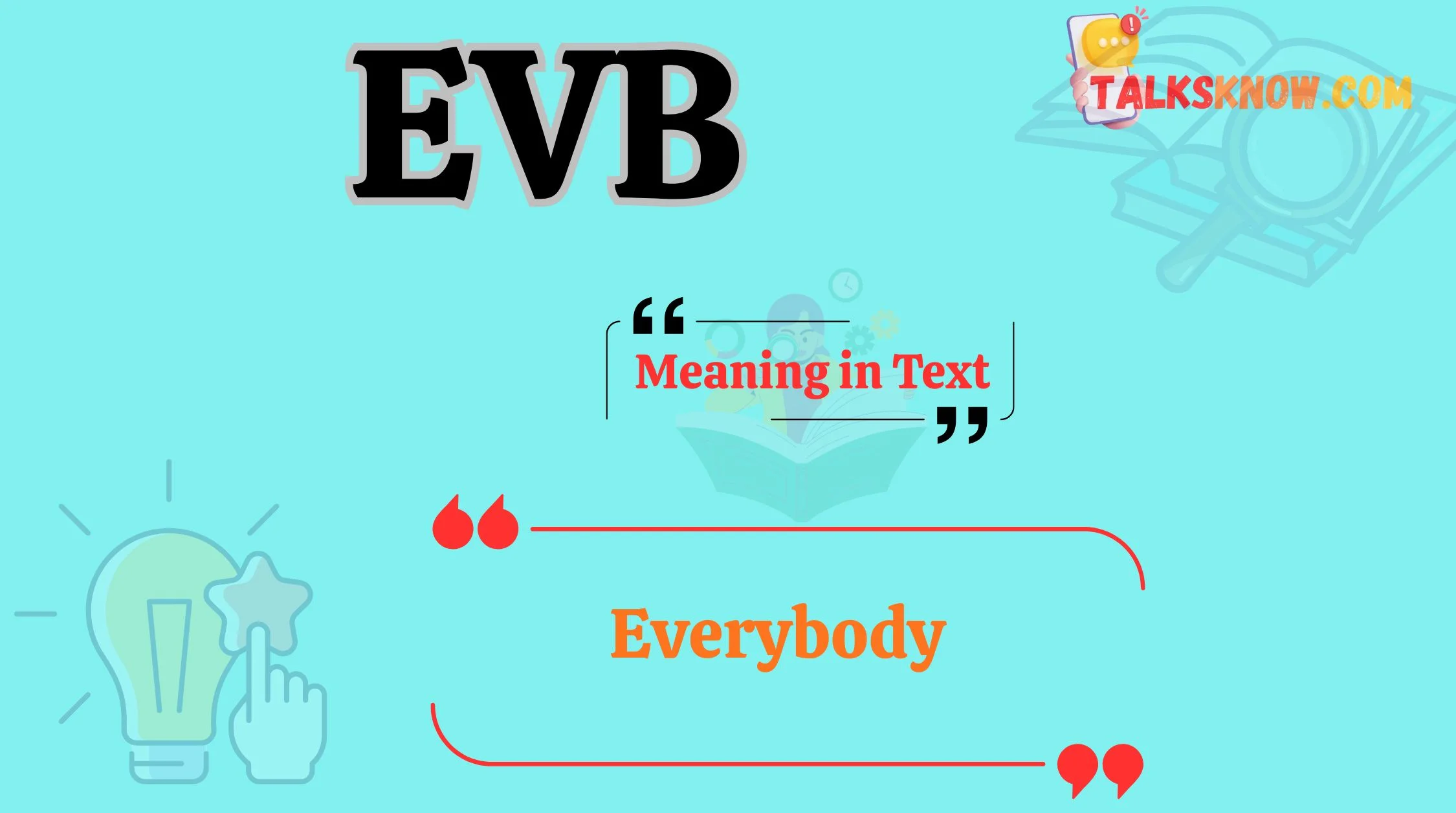 EVB Meaning in Text
