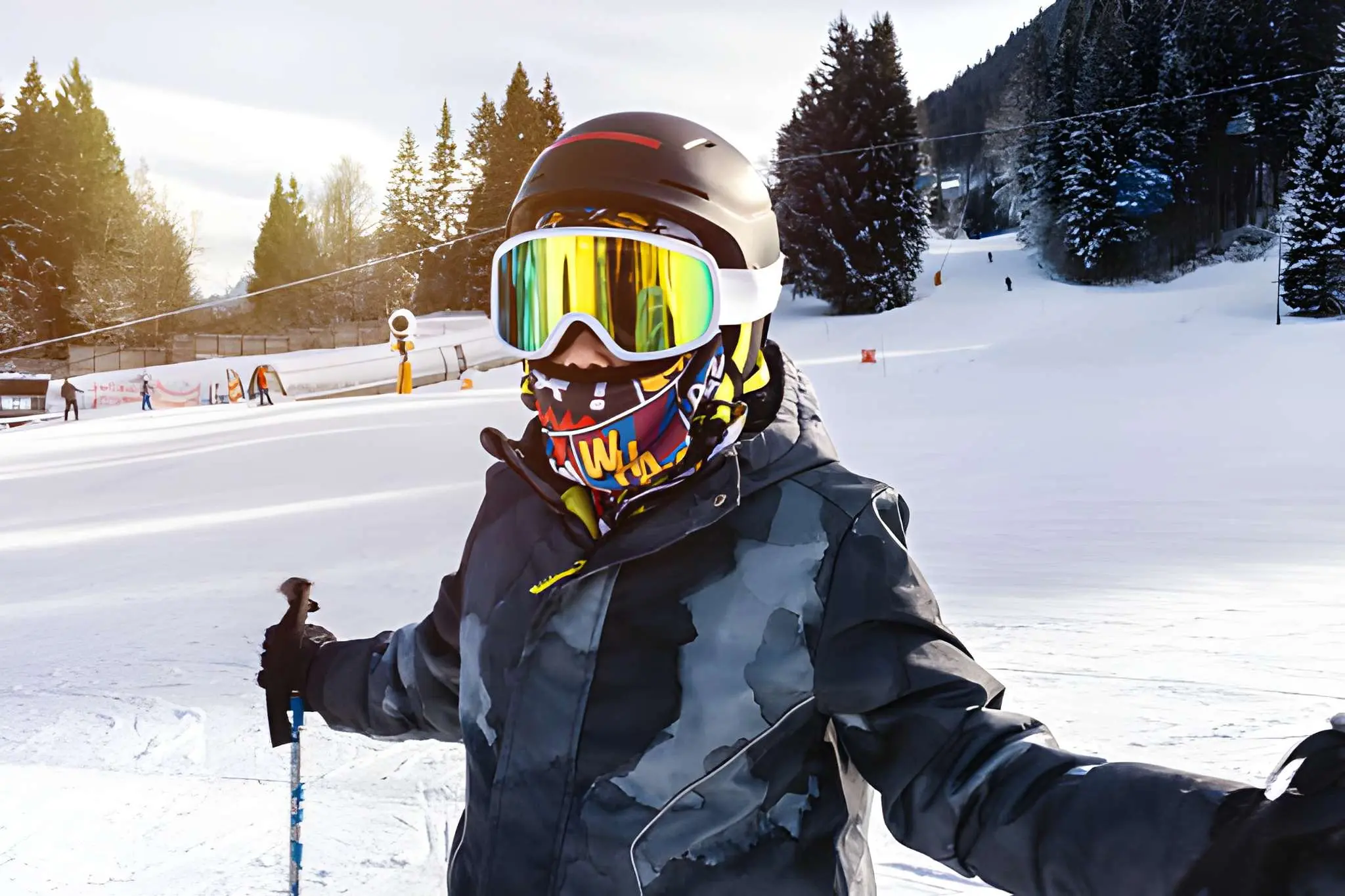 Why 4inbandana’s Custom Neck Gaiter Works Better for Skiing